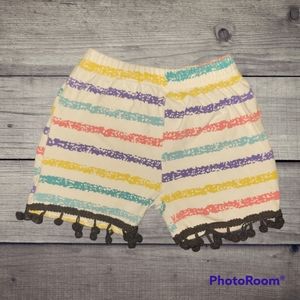 Girls Pom Pom Shorts